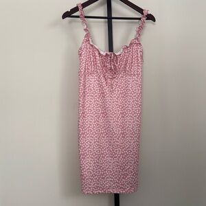 SHEIN Pink Floral Dress